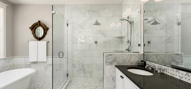 bathroom shower door installation in Lynwood