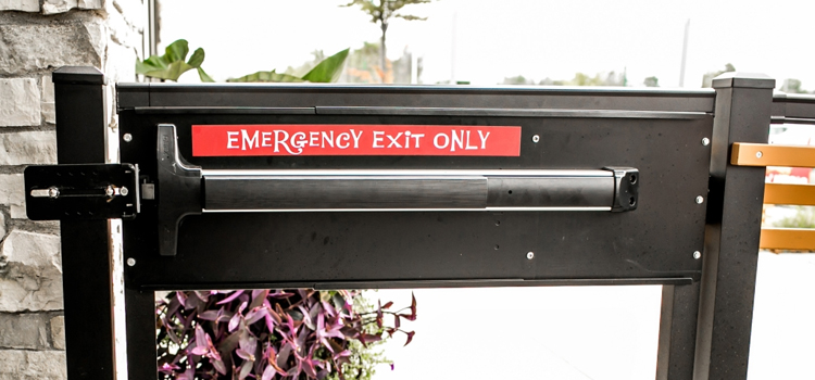 emergency push bar installation in Lynwood